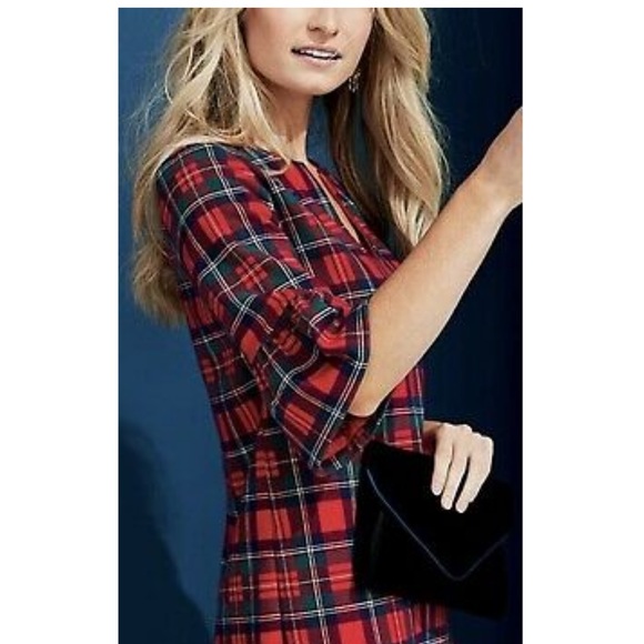 Vineyard Vines Merry Plaid Christmas Dress Sz 20 NWT $148. - Picture 3 of 4